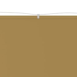 Vertikal markise beige 100×270 cm oxford stoff