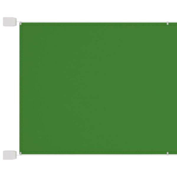 Vertikal markise lysegrønn 140×360 cm oxford stoff
