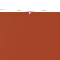 Vertikal markise terrakotta 180×270 cm oxford stoff