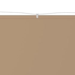 Vertikal markise gråbrun 100×270 cm oxford stoff