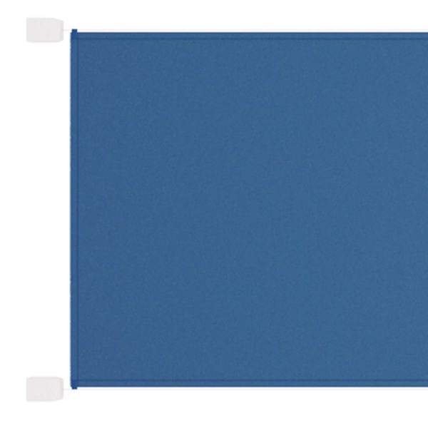 Vertikal markise blå 100×600 cm oxford stoff