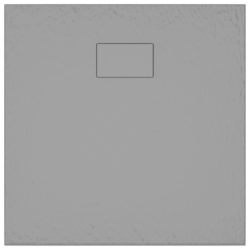 Dusjbrett SMC grå 80×80 cm
