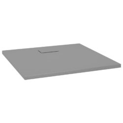 Dusjbrett SMC grå 90×80 cm