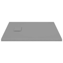 Dusjbrett SMC grå 90×90 cm