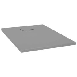 Dusjbrett SMC grå 100×70 cm