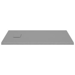 Dusjbrett SMC grå 100×70 cm
