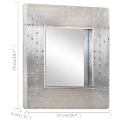Aviator-speil 50×50 cm metall