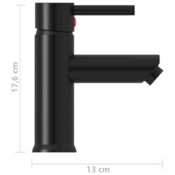 Badekran svart 130×176 mm