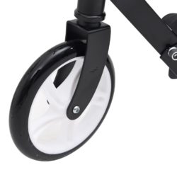 Sparkesykkel for barn 2 hjul med justerbart styre svart
