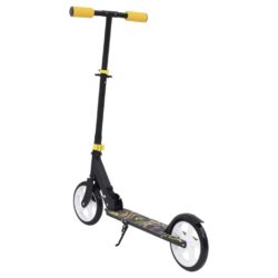 Sparkesykkel for barn 2 hjul med justerbart styre gul