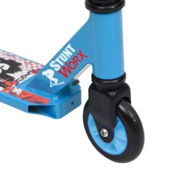 vidaXL Stuntscooter med aluminiumstyre blå