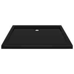 Rektangulært dusjbrett ABS svart 70×90 cm