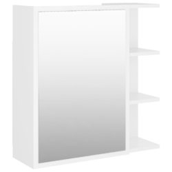 Speilskap til baderom hvit 62,5×20,5×64 cm sponplate
