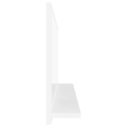 Baderomsspeil høyglans hvit 90×10,5×37 cm sponplate