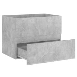 Servantskap betonggrå 60×38,5×45 cm sponplate