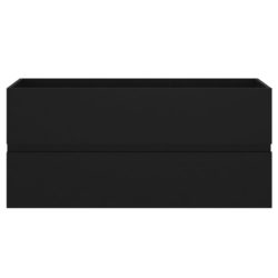 Servantskap svart 100×38,5×45 cm sponplate