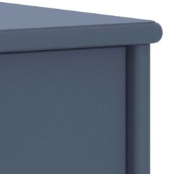 Nattbord lysegrå 35x30x40 cm heltre furu