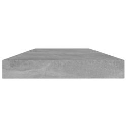 Hylleplater 4 stk betonggrå 40x10x1,5 cm sponplate