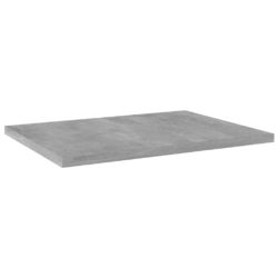 Hylleplater 4 stk betonggrå 40x30x1,5 cm sponplate