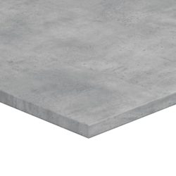 Hylleplater 4 stk betonggrå 100x40x1,5 cm sponplate