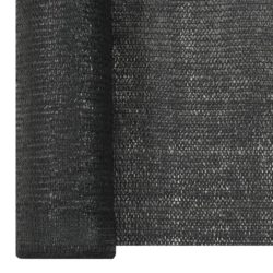 Skjermnett svart 3,6×10 m HDPE 195 g/m²