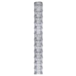 vidaXL Hagegjerde galvanisert stål 50×1,25 m sølv