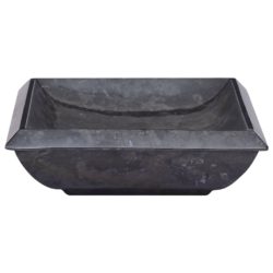 Vask 50x35x10 cm marmor svart