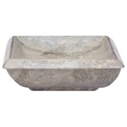 Vask 50x35x10 cm marmor grå