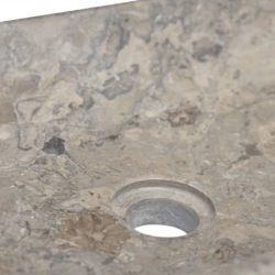 Vask 50x35x10 cm marmor grå