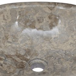 Vask 53x40x15 cm marmor grå