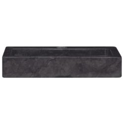 Vask 38x24x6,5 cm marmor svart