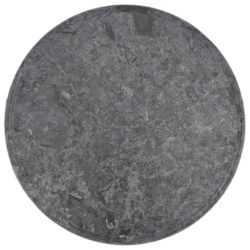Bordplate grå Ø50×2,5 cm marmor