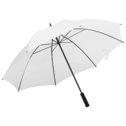 Paraply hvit 130 cm