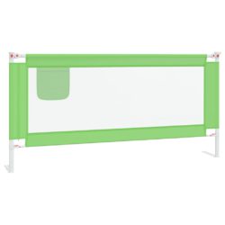 vidaXL Sengehest småbarn grønn 190×25 cm stoff