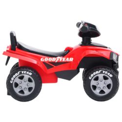 vidaXL Firhjuling for barn Good Year rød
