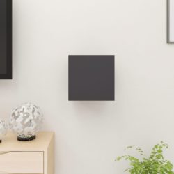 Vegghengt TV-benk grå 30,5x30x30 cm