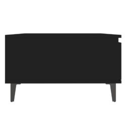 Salongbord svart 90x60x35 cm sponplate