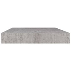 Flytende vegghylle betonggrå 40x23x3,8 cm MDF