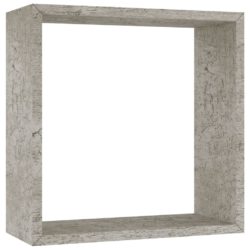 vidaXL Vegghyller kubeformet 3 stk betonggrå