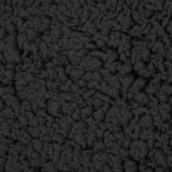 vidaXL Ergonomisk hundeseng 75×53 cm linutseende fleece svart