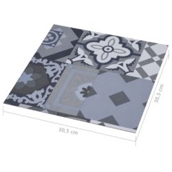 Selvklebende gulvplanker 20 stk PVC 1,86 m² farget mønster