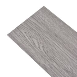 Selvklebende PVC-gulvplanker 5,21 m² 2 mm mørkegrå