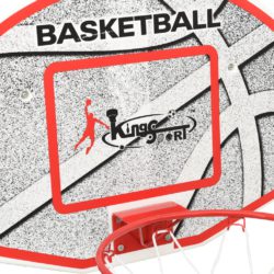 Veggmontert basketballsett 5 deler 66×44,5 cm