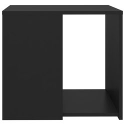 Sidebord svart 50x50x45 cm sponplate