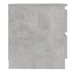 vidaXL Nattbord betonggrå 50x39x43,5 cm sponplate
