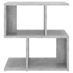 Nattbord 2 stk betonggrå 50x30x51,5 cm sponplate
