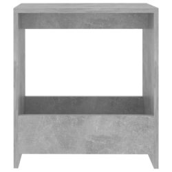 Sidebord betonggrå 50x26x50 cm sponplate