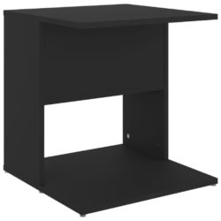Sidebord svart 45x45x48 cm sponplate