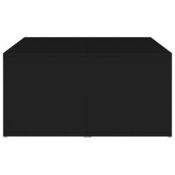 Salongbord 4 stk svart 33x33x33 cm sponplate