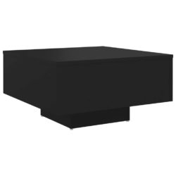 Salongbord svart 60x60x31,5 cm sponplate